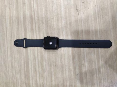Apple Watch S3 LTE, 42mm Space Grey Aluminium Case with Black Sport Band