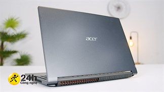 Trên tay Acer Aspire 7 A715: Sự kết hợp hoàn hảo giữa thiết kế mỏng nhẹ với hiệu năng mạnh mẽ từ AMD Ryzen 5 5500U