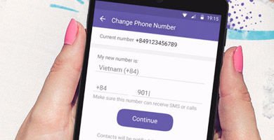 Cách Thay Đổi Số Điện Thoại Mới Và Thiết Bị Mới Trên Viber