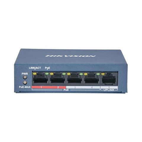 Switch Thông Minh 4 Cổng Poe Hikvision Ds-3e1105p-ei