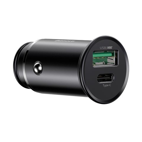 Tẩu Sạc Xe Hơi Hỗ Trợ Sạc Nhanh Vooc Baseus Circular Metal Pps Quick Charger Car Charger