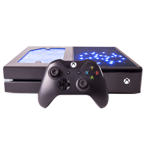 Microsoft Xbox One Rgb Blue Led Console 1Tb (Premium Refurbished By Eb)
