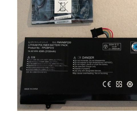 Pin laptop Fujitsu Lifebook U772  TỐT