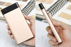  Pin sạc dự phòng Polymer 10000mAh Type C PD QC3.0 Mbest DS506-WB Gold 