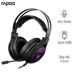  Tai nghe chụp tai Gaming Rapoo VH520C Đen 
