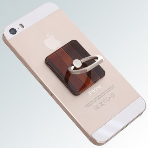 Móc dán điện thoại OSMIA RingCK046 Gỗ Nâu