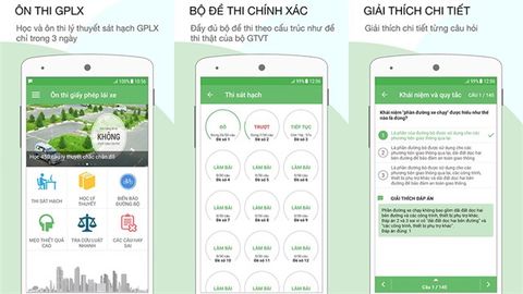 TOP 5 ứng dụng thi bằng lái xe A1 tốt nhất trên Android, iOS
