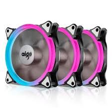 Aigo Aurora C3 120Mm Rgb Case Fan – Triple Pack