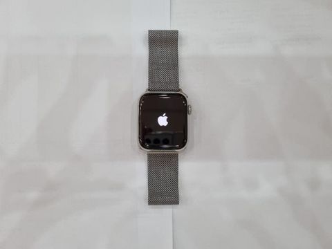 Apple Watch S5 LTE, 44mm Stainless Steel Case with Stainless Steel Milanese Loop