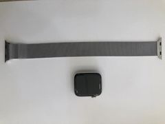 Apple Watch S5 LTE, 44mm Stainless Steel Case with Stainless Steel Milanese Loop (MWWG2VN/A) 