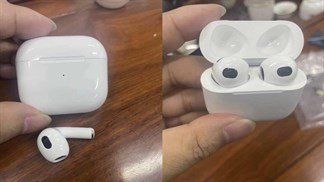 AirPods 3 lộ ảnh chụp thực tế cùng hàng loạt ảnh render sắc nét, sẽ được ra mắt trong sự kiện 23/3 tới