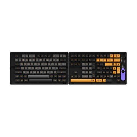 Akko Keycap Set – Black Bronze (158 Nút)