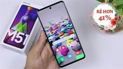  Muốn mua điện thoại có pin trâu 7.000mAh giá rẻ? Săn ngay Galaxy M51 đổi trả đang giảm sốc, chỉ từ 5.6 triệu đồng 
