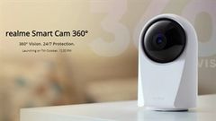  Realme xác nhận sẽ ra mắt camera an ninh Realme Smart Cam 360 độ vào ngày 7/10, cùng với Realme Buds Wireless Pro, Buds Air Pro 