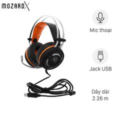  Tai nghe chụp tai Gaming MozardX G1 Đen 