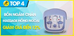 Top bồn ngâm chân massage hồng ngoại giảm giá đến 12% tại Trung Tâm Bảo Hành 