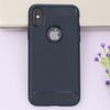Ốp lưng iPhone X Nhựa dẻo Fancy COSANO Xanh đen