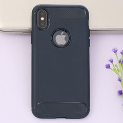  Ốp lưng iPhone X Nhựa dẻo Fancy COSANO Xanh đen 