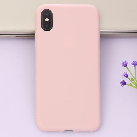 Ốp lưng iPhone X nhựa dẻo CANDY OSMIA Hồng nhạt