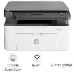  Máy in Laser Trắng đen HP đa năng In scan copy LaserJet MFP 135w WiFi (4ZB83A) 