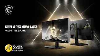 [CES 2022] MSI ra mắt màn hình MEG 271Q Mini LED 27 inch, có tốc độ làm tươi 300Hz và tấm nền Rapid IPS đầu tiên trên thế giới