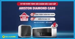  Mua bình nóng lạnh Ariston có cơ hội nhận gói chăm sóc cao cấp 