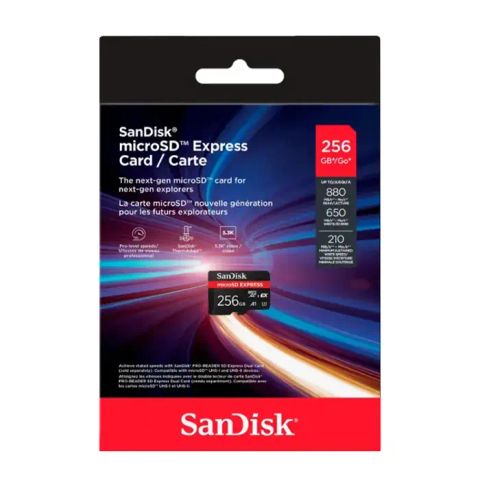 Sandisk Express Micro SD – 256GB – UHS-I U3