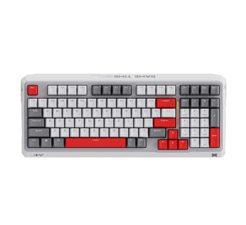 Bàn phím cơ RAPOO V750PRO-98 White Grey Red Switch quang học