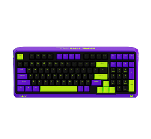 Bàn phím cơ RAPOO V750PRO-98 Black Purple Green Switch Quang Học