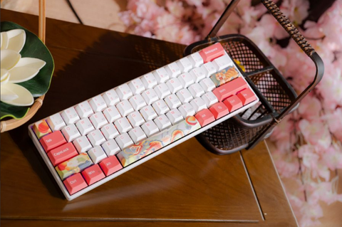 Bàn phím cơ NEWMEN GM610 CHERRY Rồng Hổ Dual Mode Blue Switch