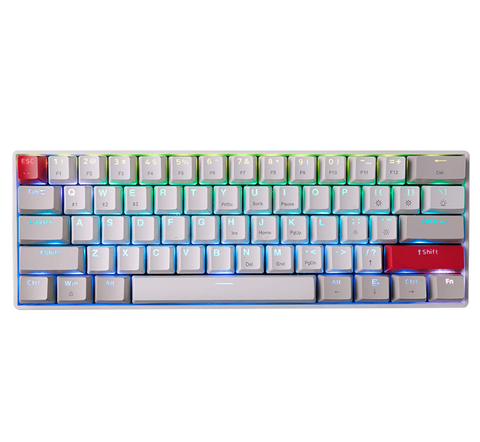 Bàn phím cơ NEWMEN GM610 KEYCAP EXTRA DUAL MODE Brown Switch
