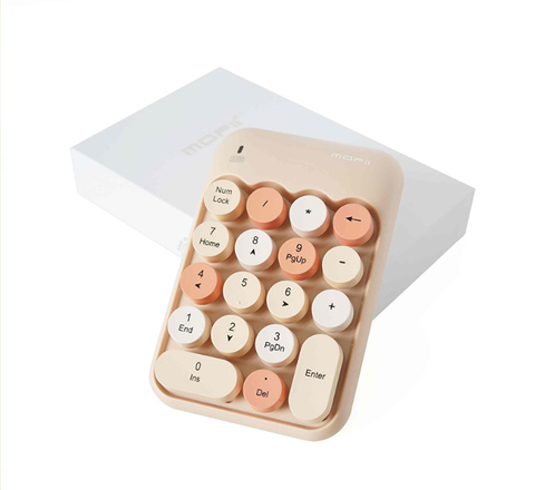 Bàn Phím Không Dây MOFII NUMPAD X910 NÂU