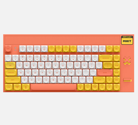 Bàn phím cơ MIKIT CL80 MARMALADE RGB TTC MINI GOLD Pink Switch