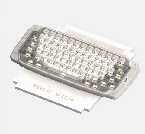Bàn phím cơ MIKIT MK72 PALE VIEW RGB TTC Gold Red Pro Switch