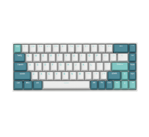 Bàn phím cơ FL ESPORTS F12 COOL MINT KAILH BOX White Switch