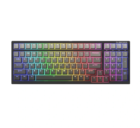 Bàn Phím Cơ FL ESPORTS FL100CPM GRADIENT INK FLCMMK Ice Violet Switch