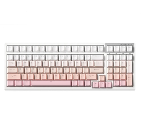 Bàn Phím Cơ FL ESPORTS FL100CPM SAKURA PINK FLCMMK Ice Pink Switch