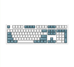  Bàn Phím Cơ FL ESPORTS GP108CP Aqua Green Kailh Box Red Switch 