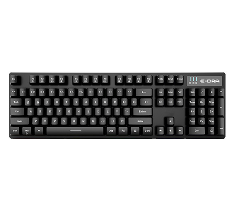 Bàn Phím Cơ E-DRA EK314W Đen Red Switch