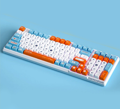 Bàn Phím Cơ DARMOSHARK K7 Pro Spherical Grey Gateron Silver Pro Switch