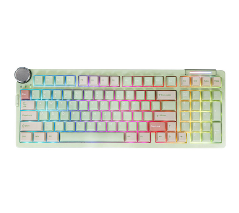 Bàn Phím Cơ CIDOO ABM098 Tri-Mode Milk Green Cidoo Mint Green Switch