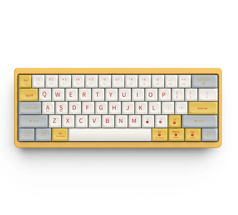 Bàn Phím Cơ CIDOO ABM641 Dual Mode Vàng Gateron g Pro Yellow Switch