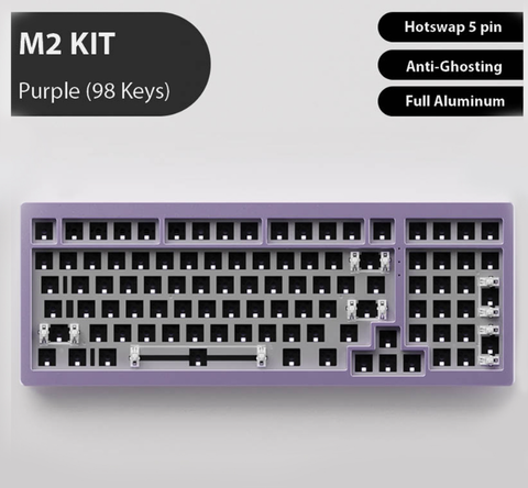 Bộ Kit Bàn Phím Cơ AKKO MONSGEEK M2 Qmk Tím