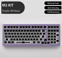  Bộ Kit Bàn Phím Cơ AKKO MONSGEEK M2 Qmk Tím 