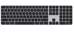  Keyboard Magic with Touch ID and Numberic Keypad Black Like New 