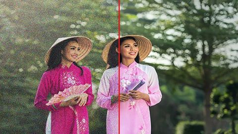 2 cách khử Noise trong Photoshop cực đơn giản và hiệu quả