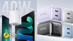  Anker ra mắt củ sạc mini 40W có cổng USB-C kép, sạc đầy pin iPhone 13 Pro Max trong 1 giờ 35 phút, giá hợp túi tiền 
