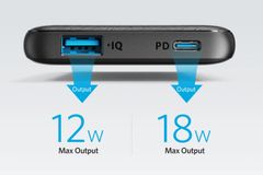  Pin sạc dự phòng Polymer 10000mAh Type C PowerCore Slim PD Anker A1231 Đen 