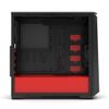 Phanteks Eclipse P400s Silent Edition Black/red Tempered Glass Case