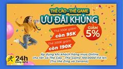  Chiết khấu hấp dẫn khi mua thẻ cào - thẻ game trong tháng 11: Thao tác mua đơn giản, tích trữ bao tiết kiệm 